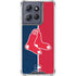 MLB Boston Red Sox Split Moto G Stylus 5G (2025) Clear Case