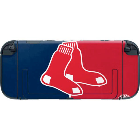MLB Boston Red Sox Split Nintendo Switch 2 (2025) with Joy-Con Skin