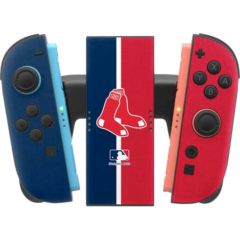 MLB Boston Red Sox Split Nintendo Switch 2 (2025) Joy-Con Controller Skin