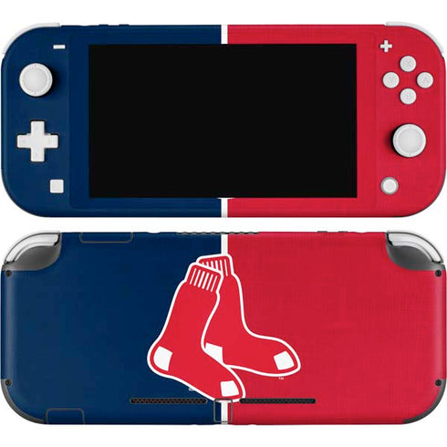 MLB Boston Red Sox Split Nintendo Switch Lite Skin