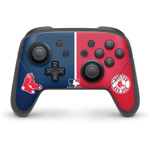MLB Boston Red Sox Split Nintendo Skins