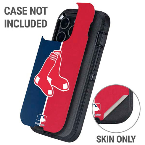 MLB Boston Red Sox Split Otterbox Defender iPhone Skin