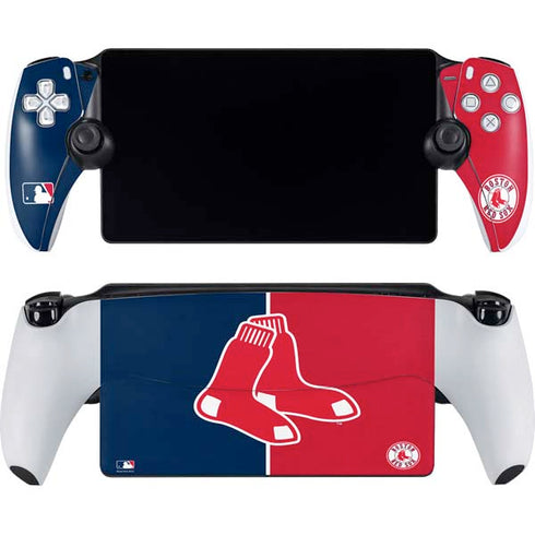 MLB Boston Red Sox Split PlayStation PS5 Skins