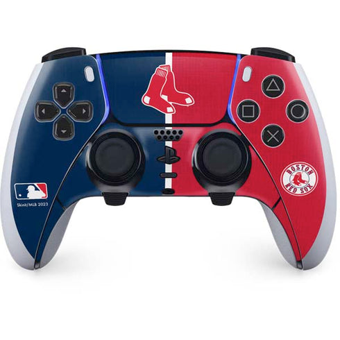 MLB Boston Red Sox Split PlayStation PS5 Skins