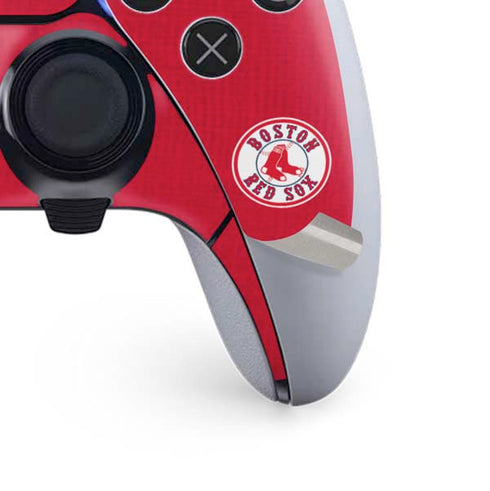 MLB Boston Red Sox Split PS5 DualSense Edge Pro Controller Skin