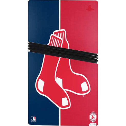 MLB Boston Red Sox Split PS5 Pro Bundle Skin
