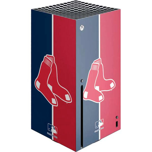 MLB Boston Red Sox Split Xbox Series X Skins