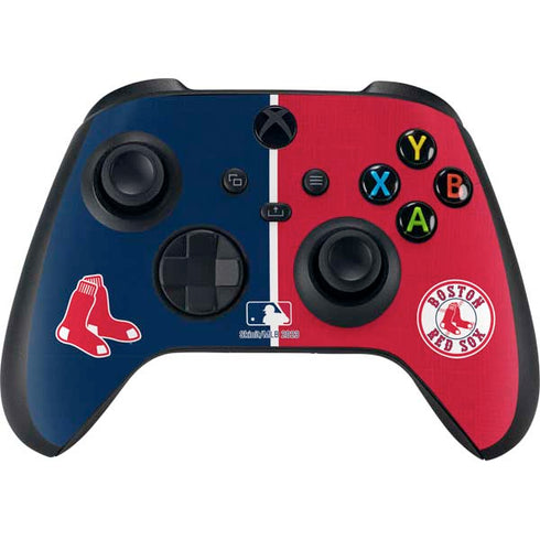 MLB Boston Red Sox Split Xbox Series X Skins
