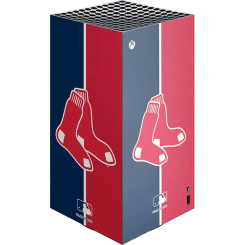 MLB Boston Red Sox Split XBox Series X Digital Edition Console Skin