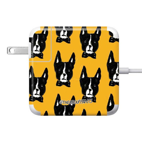 Bouffants and Broken Hearts Boston Terrier 85W Power Adapter (15 and 17 inch MacBook Pro Charger) Skin