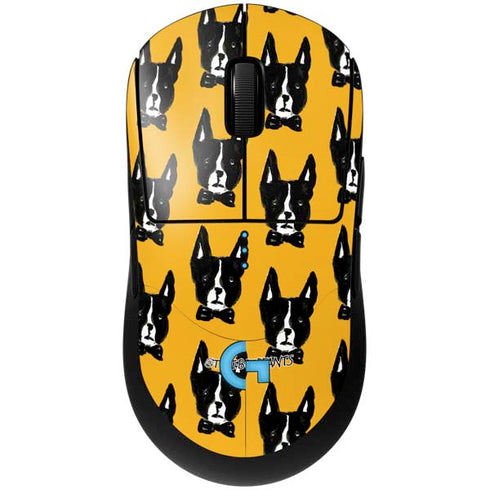 Bouffants and Broken Hearts Boston Terrier G Pro Wireless Gaming Mouse Skin