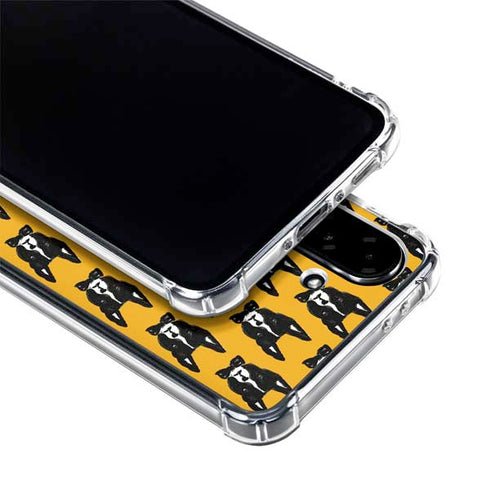 Bouffants and Broken Hearts Boston Terrier Galaxy A36 5G Clear Case