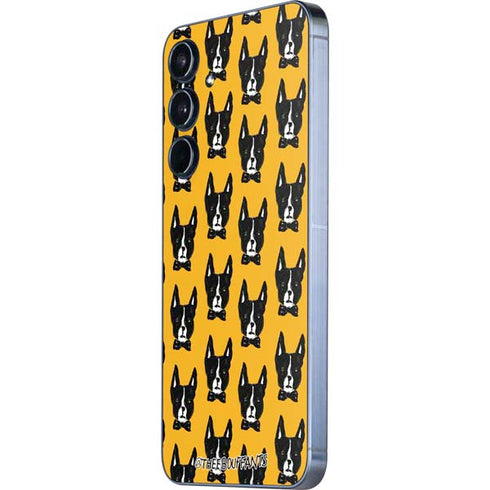 Bouffants and Broken Hearts Boston Terrier Galaxy A55 5G Skin