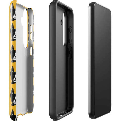 Bouffants and Broken Hearts Boston Terrier Galaxy S25 Plus Impact Case