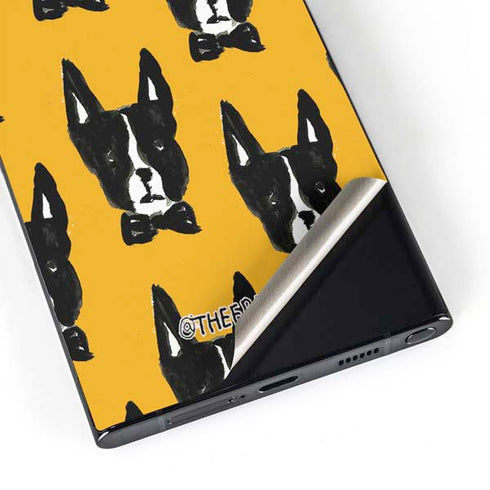 Bouffants and Broken Hearts Boston Terrier Galaxy S24 Ultra Skin