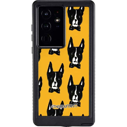Bouffants and Broken Hearts Boston Terrier Galaxy S24 Ultra Waterproof Case