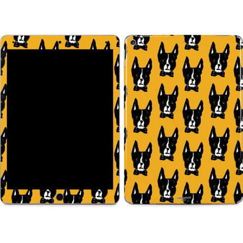 Bouffants and Broken Hearts Boston Terrier iPad Skins