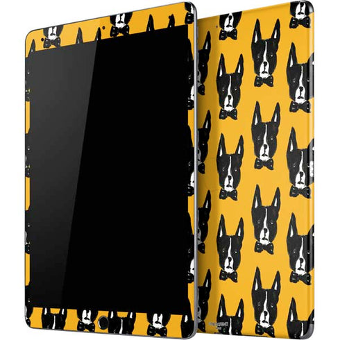 Bouffants and Broken Hearts Boston Terrier iPad Skins