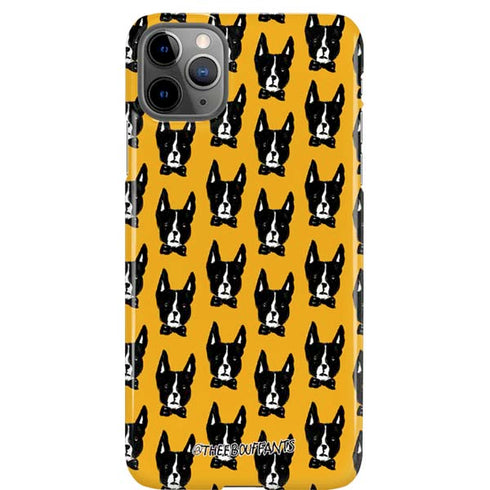 Bouffants and Broken Hearts Boston Terrier iPhone Cases