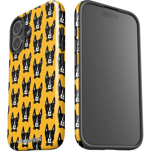 Bouffants and Broken Hearts Boston Terrier iPhone 16 Impact Case