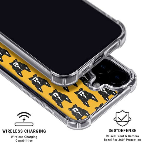 Bouffants and Broken Hearts Boston Terrier iPhone 16 MagSafe Case