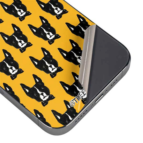 Bouffants and Broken Hearts Boston Terrier iPhone 16 Pro Max Skin