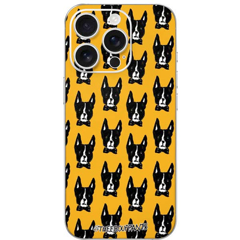 Bouffants and Broken Hearts Boston Terrier iPhone 16 Pro Skin