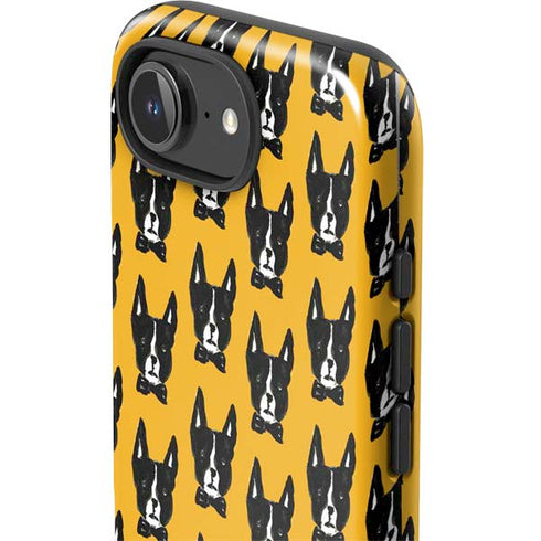 Bouffants and Broken Hearts Boston Terrier iPhone 16e Impact Case