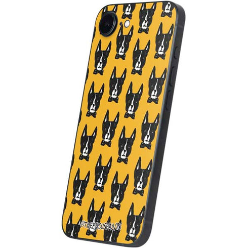 Bouffants and Broken Hearts Boston Terrier iPhone 16e Skin