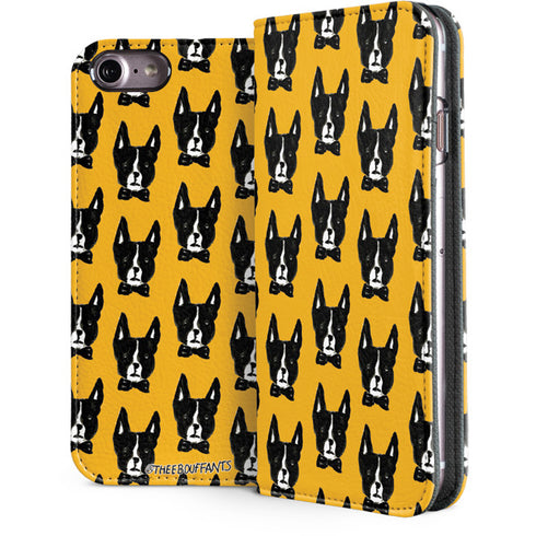 Bouffants and Broken Hearts Boston Terrier iPhone 8 Folio Case
