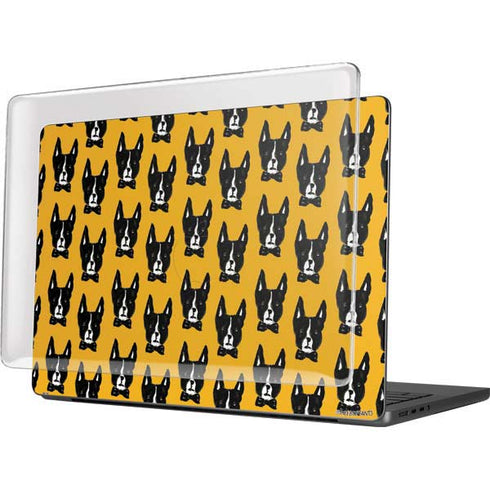 Bouffants and Broken Hearts Boston Terrier MacBook Pro 14in (2021-24) Case plus Skin