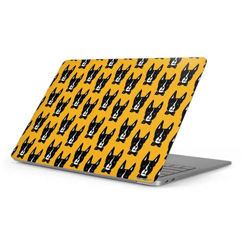 Bouffants and Broken Hearts Boston Terrier Apple MacBook Pro 16-inch Skin