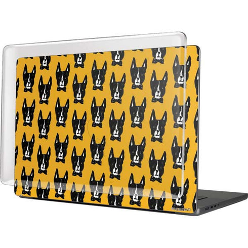 Bouffants and Broken Hearts Boston Terrier MacBook Cases