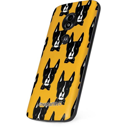 Bouffants and Broken Hearts Boston Terrier Moto E5 Play Skin