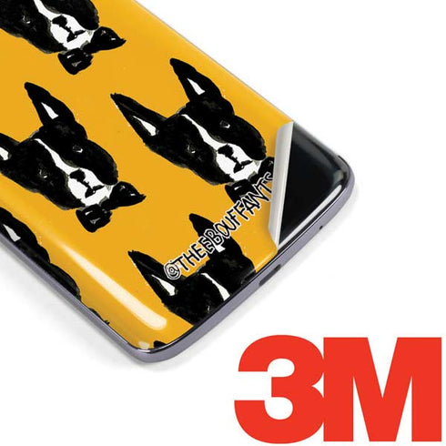 Bouffants and Broken Hearts Boston Terrier Moto E5 Plus Skin