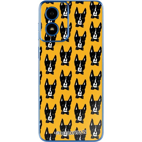 Bouffants and Broken Hearts Boston Terrier Moto G Play 4G (2024) Skin