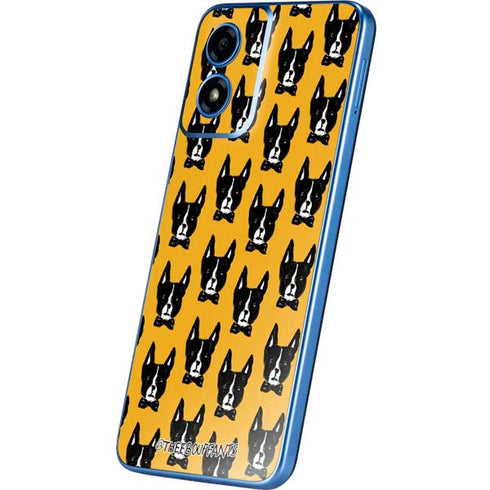 Bouffants and Broken Hearts Boston Terrier Moto G Play 4G (2024) Skin