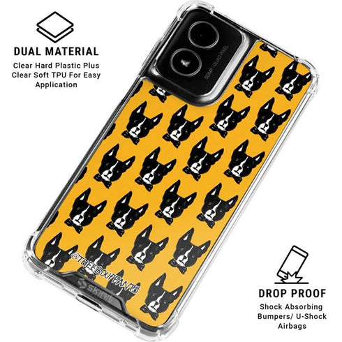 Bouffants and Broken Hearts Boston Terrier Moto G Power 5G (2024) Clear Case