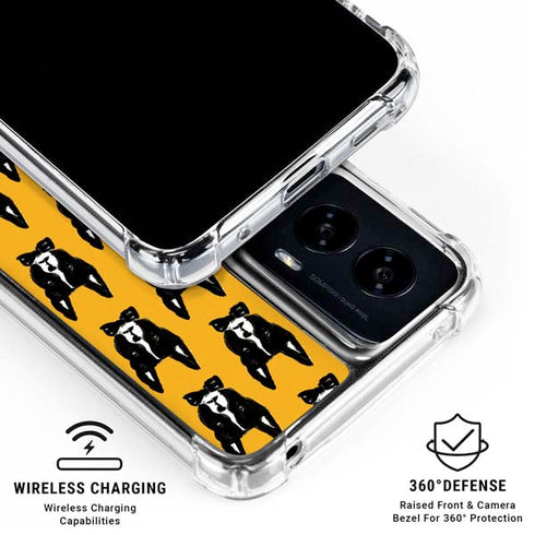 Bouffants and Broken Hearts Boston Terrier Moto G Power 5G (2024) Clear Case