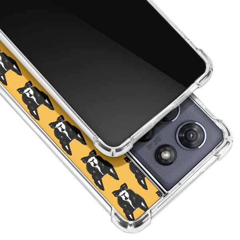 Bouffants and Broken Hearts Boston Terrier Moto G Stylus 5G (2025) Clear Case