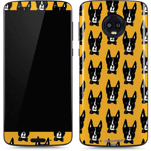 Bouffants and Broken Hearts Boston Terrier Moto G6 Skin