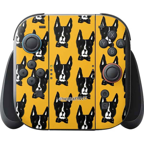 Bouffants and Broken Hearts Boston Terrier Nintendo Switch 2 (2025) with Joy-Con Skin