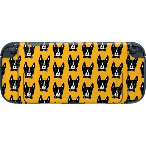 Bouffants and Broken Hearts Boston Terrier Nintendo Switch 2 (2025) with Joy-Con Skin