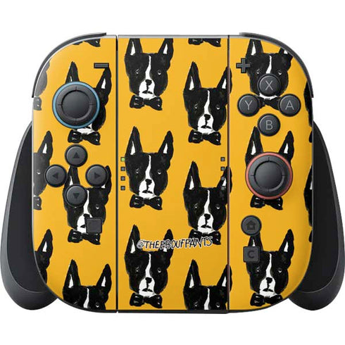 Bouffants and Broken Hearts Boston Terrier Nintendo Switch 2 (2025) Joy-Con Controller Skin