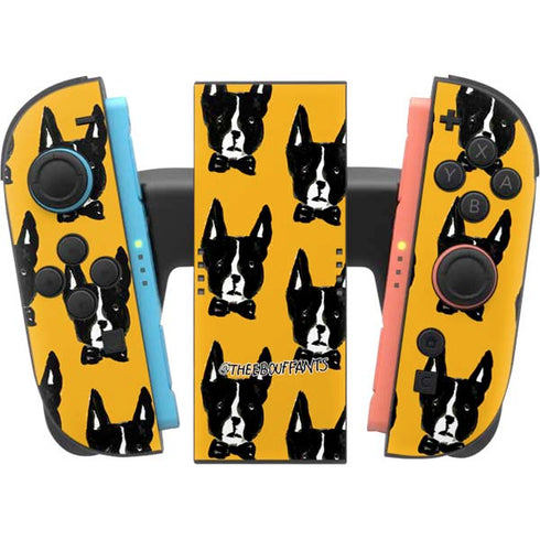Bouffants and Broken Hearts Boston Terrier Nintendo Switch 2 (2025) Joy-Con Controller Skin