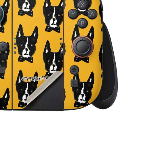 Bouffants and Broken Hearts Boston Terrier Nintendo Switch 2 (2025) Joy-Con Controller Skin
