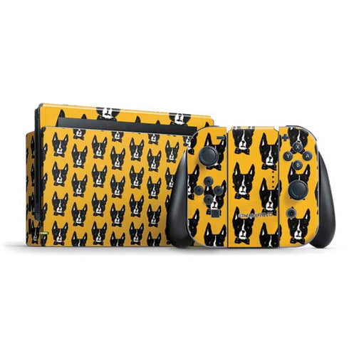 Bouffants and Broken Hearts Boston Terrier Nintendo Skins