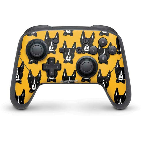 Bouffants and Broken Hearts Boston Terrier Nintendo Skins
