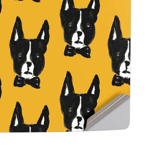 Bouffants and Broken Hearts Boston Terrier PS5 Pro Disk Console Skin