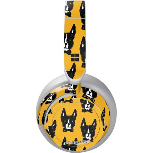 Bouffants and Broken Hearts Boston Terrier Surface Headphones Skin